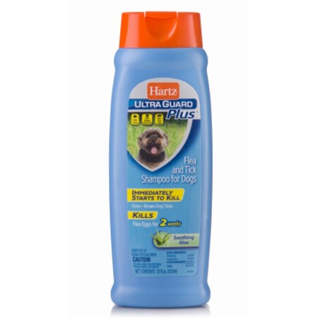 Hartz Mountain Corporaton 18Oz Aloe Flea Shampoo 3270002406
